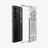 ACS07294 - Galaxy S24 Ultra Case Ultra Hybrid Zero One in Zero One White showing the back